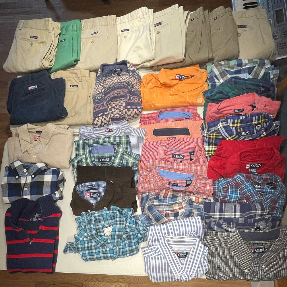 Huge Chaps by Ralph Lauren Men’s Lot – 30+ Pieces!